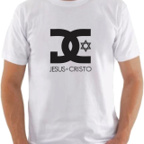 camiseta mockup dolce gabbana - jesus cristo - branca