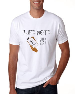 Camiseta DeathNote – Livro da Vida – Filipenses-4-3