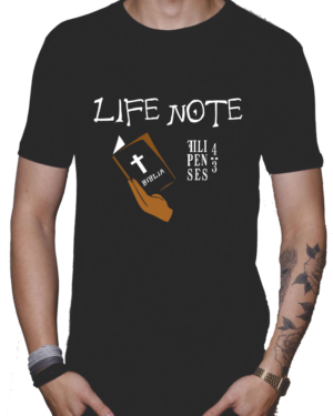Camiseta DeathNote – Livro da Vida – Filipenses-4-3