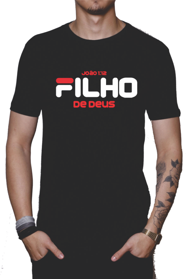 camisa da fila preta