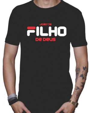 Camiseta Fila (Filho de Deus) – João 1:12