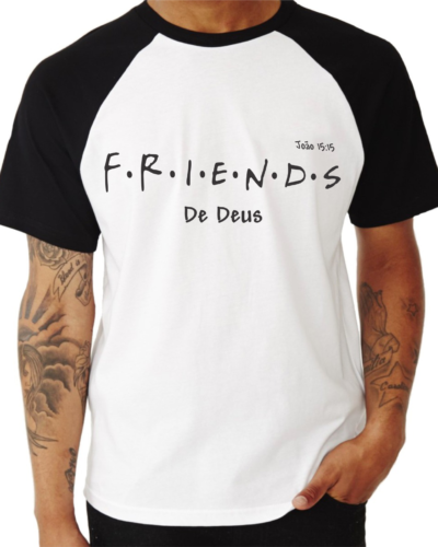 Camiseta Friends de Deus (Joao 15:15)