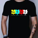 CAMISETA autismo quebra cabeca