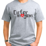 camiseta enfermagem mescla