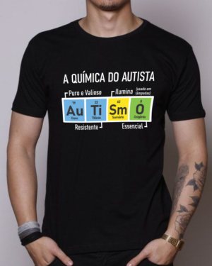 Camiseta Química do Autista ( tabela periódica )