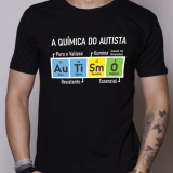 camiseta quimica do autista