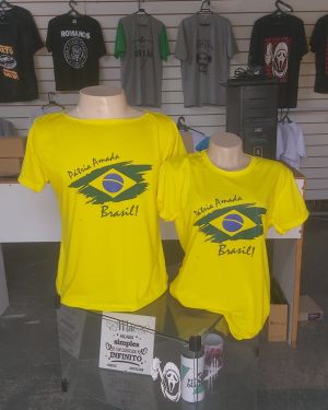 Camiseta Pátria Amada, Brasil!