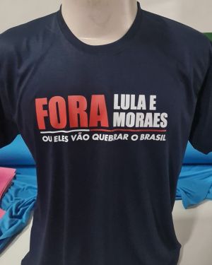 Camiseta BABY LOOK Nickolas Ferreira Fora LULA e Moraes